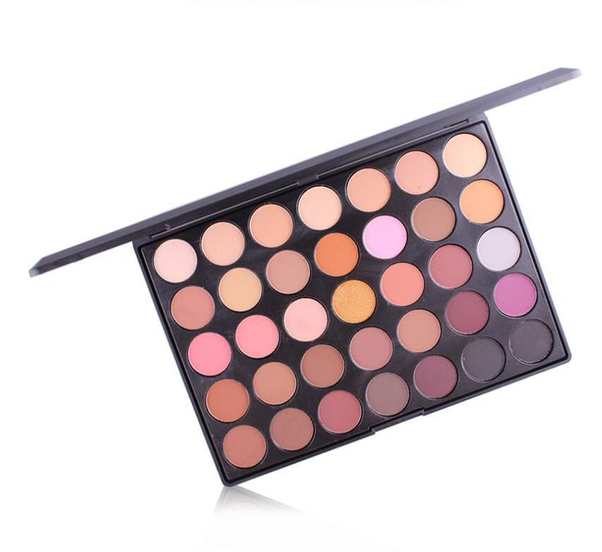 New 35 Colors of Shimmer Matte Shadow Eyeshadow Palette - The Palette B New 35 Colors of Shimmer Matte Shadow Eyeshadow Palette - The Palette B